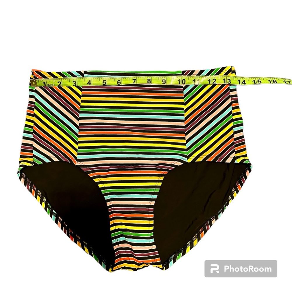 HIGH DIVE BY MOD CLOTH Striped Two Piece Swim Suit Bikini - Picture 3 of 6